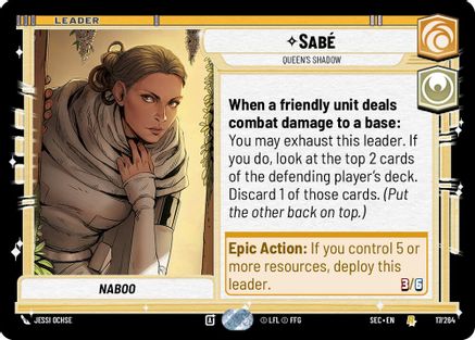 Sabé - Queen's Shadow (17/264) - SOP - Special