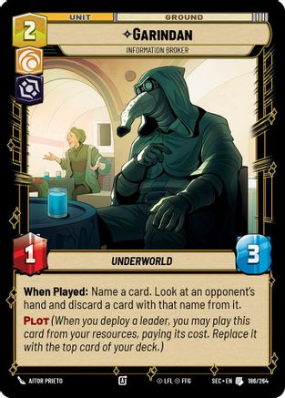 Garindan - Information Broker (186/264) - SOP - Uncommon