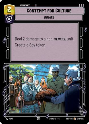 Contempt for Culture (246/264) - SOP - Common