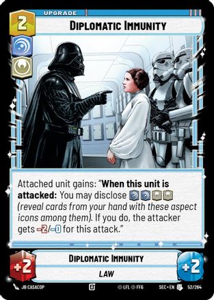 Diplomatic Immunity (52/264) - SOP - Uncommon