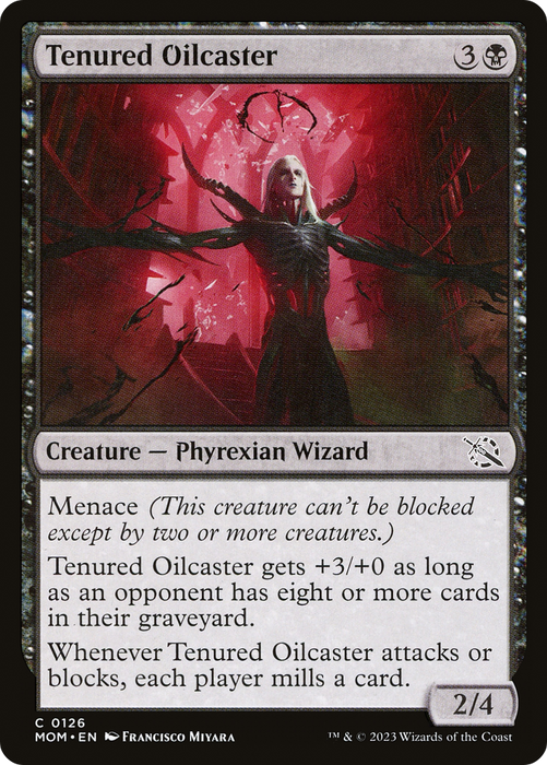 Tenured Oilcaster (MOM-126) - common - Foil