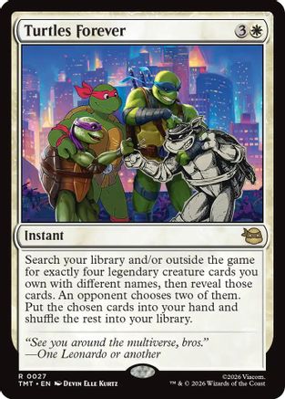 Turtles Forever (TMT-027) - rare - Foil