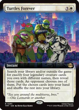 Turtles Forever (Extended Art) (TMT-261) - rare
