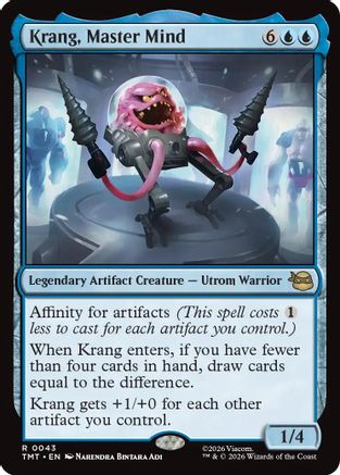 Krang, Master Mind (TMT-043) - rare - Foil