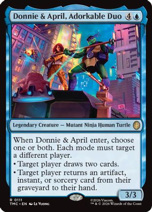 Donnie & April, Adorkable Duo (TMC-111) - rare