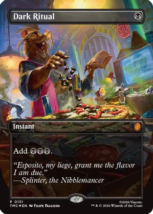 Dark Ritual (Borderless) (TMC-131) - promo - Foil