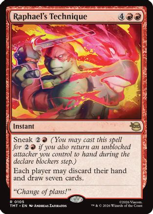 Raphael's Technique (TMT-105) - rare - Foil