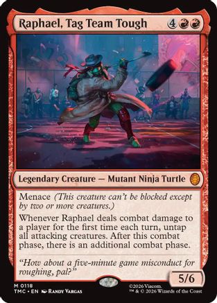 Raphael, Tag Team Tough (TMC-118) - mythic