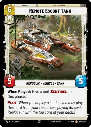 Remote Escort Tank (255/264) - SOP - Common
