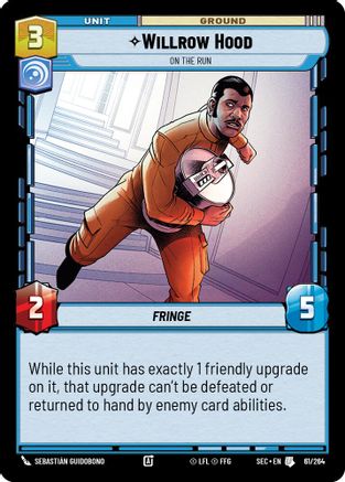 Willrow Hood - On the Run (61/264) - SOP - Uncommon