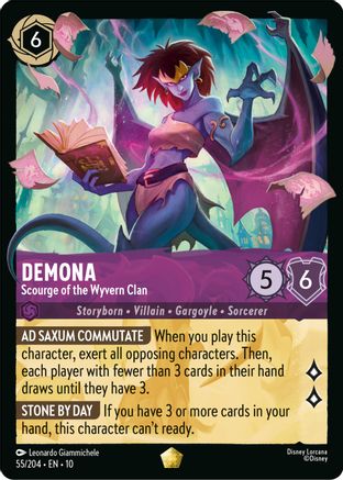 Demona - Scourge of the Wyvern Clan (55/204) - WITW - Legendary - Cold Foil