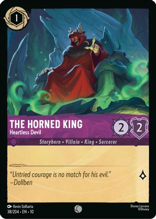 The Horned King - Heartless Devil (38/204) - WITW - Common - Cold Foil