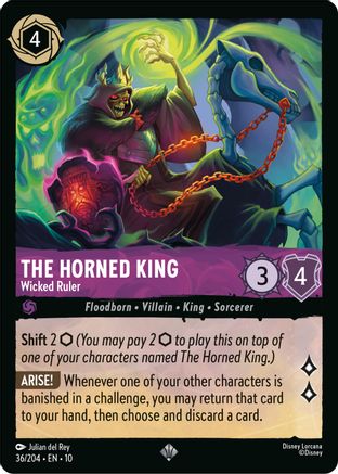 The Horned King - Wicked Ruler (36/204) - WITW - Super Rare