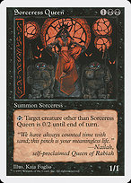 Sorceress Queen (5ED-194) - rare