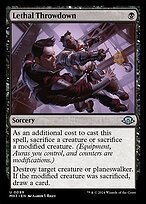 Lethal Throwdown (MH3-099) - uncommon - Foil