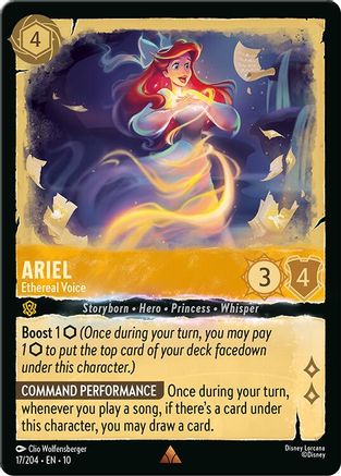 Ariel - Ethereal Voice (17/204) - WITW - Rare