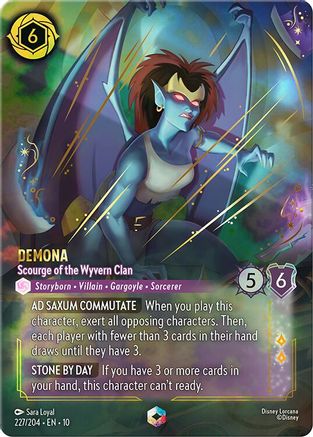 Demona - Scourge of the Wyvern Clan (Enchanted) (227/204) - WITW - Enchanted - Holofoil