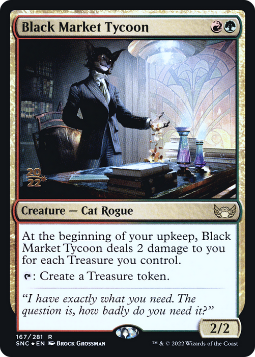 Black Market Tycoon (PRE-167S) - rare - Foil