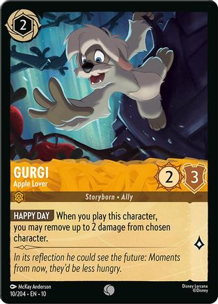 Gurgi - Apple Lover (10/204) - WITW - Common - Cold Foil