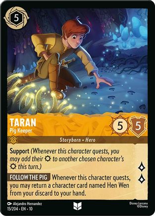 Taran - Pig Keeper (15/204) - WITW - Uncommon - Cold Foil