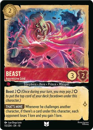 Beast - Aggressive Lord (113/204) - WITW - Uncommon