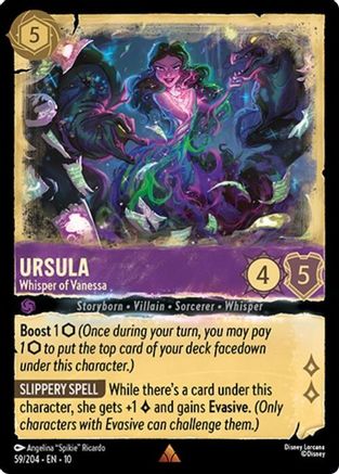 Ursula - Whisper of Vanessa (59/204) - WITW - Rare - Cold Foil
