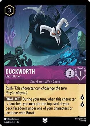 Duckworth - Ghost Butler (47/204) - WITW - Uncommon