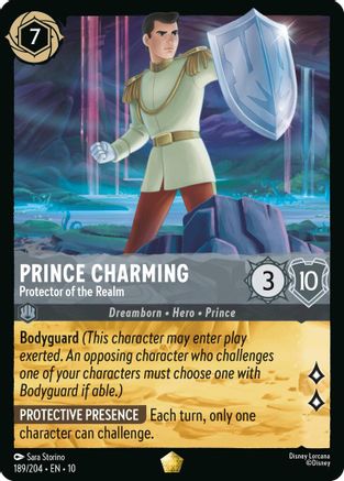 Prince Charming - Protector of the Realm (189/204) - WITW - Legendary - Cold Foil