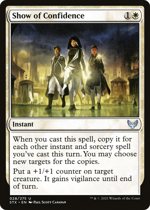 Show of Confidence (STX-028) - uncommon