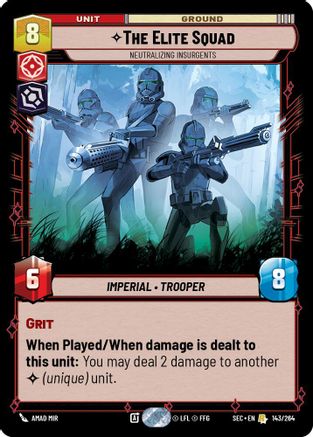 The Elite Squad - Neutralizing Insurgents (143/264) - SOP - Rare