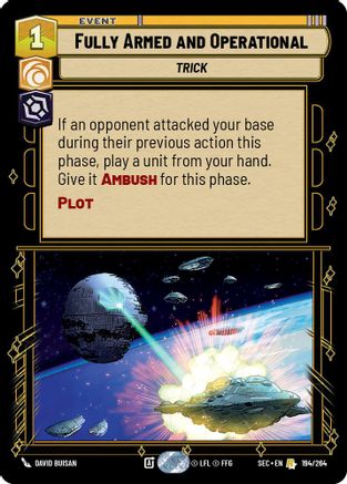 Fully Armed and Operational (194/264) - SOP - Rare