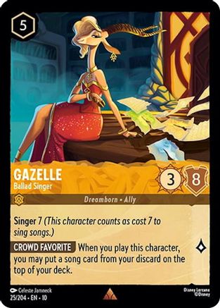 Gazelle - Ballad Singer (25/204) - WITW - Rare