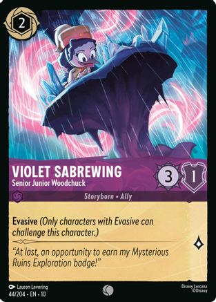 Violet Sabrewing - Senior Junior Woodchuck (44/204) - WITW - Common
