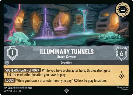 Illuminary Tunnels - Linked Caverns (202/204) - WITW - Super Rare - Cold Foil