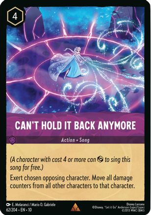 Can't Hold It Back Anymore (62/204) - WITW - Rare - Cold Foil