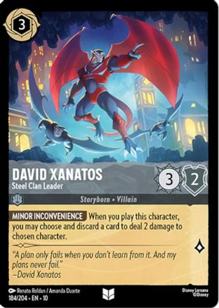 David Xanatos - Steel Clan Leader (184/204) - WITW - Uncommon - Cold Foil