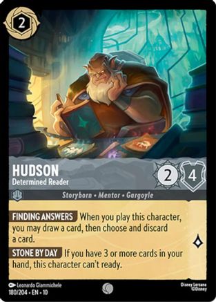 Hudson - Determined Reader (180/204) - WITW - Common