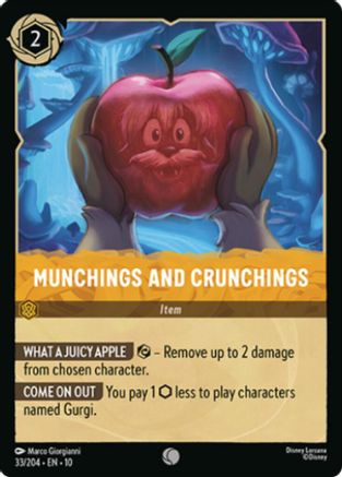 Munchings and Crunchings (33/204) - WITW - Common - Cold Foil
