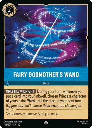 Fairy Godmother's Wand (168/204) - WITW - Super Rare - Cold Foil