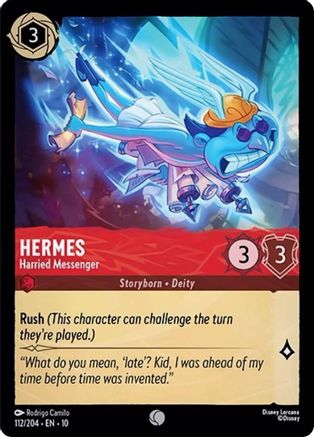 Hermes - Harried Messenger (112/204) - WITW - Common - Cold Foil