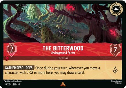 The Bitterwood - Underground Forest (135/204) - WITW - Rare