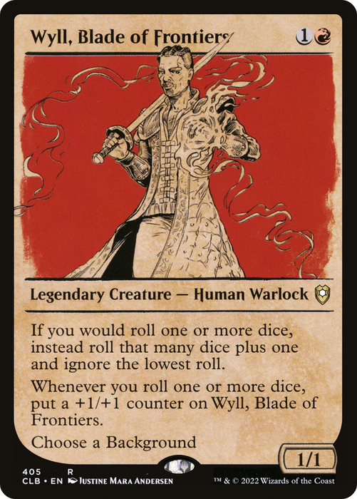 Wyll, Blade of Frontiers (CLB-405) - rare: (Showcase)
