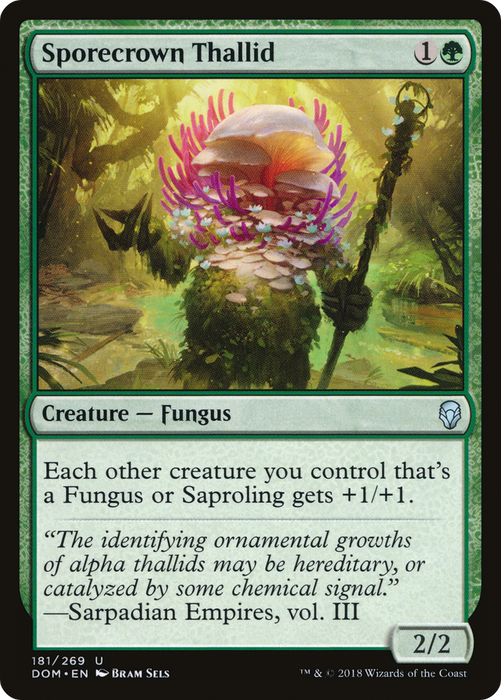 Sporecrown Thallid (DOM-181) - uncommon - Foil
