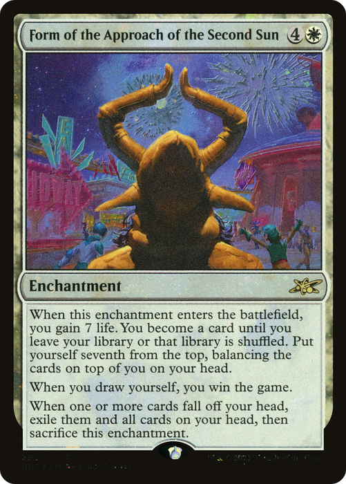 Form of the Approach of the Second Sun (UNF-295) - rare - Foil