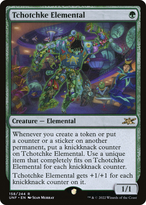 Tchotchke Elemental (UNF-158) - rare - Foil