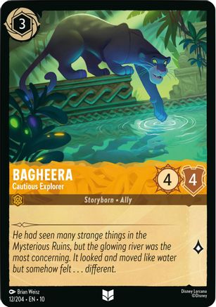 Bagheera - Cautious Explorer (12/204) - WITW - Uncommon