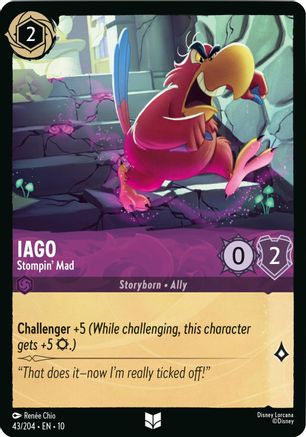 Iago - Stompin' Mad (43/204) - WITW - Uncommon - Cold Foil