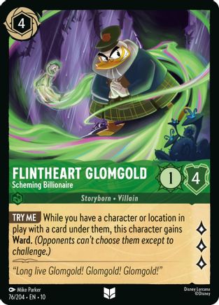 Flintheart Glomgold - Scheming Billionaire (76/204) - WITW - Uncommon