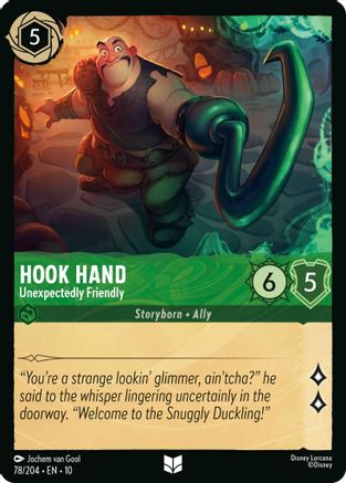 Hook Hand - Unexpectedly Friendly (78/204) - WITW - Uncommon - Cold Foil