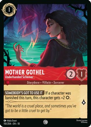 Mother Gothel - Underhanded Schemer (110/204) - WITW - Common